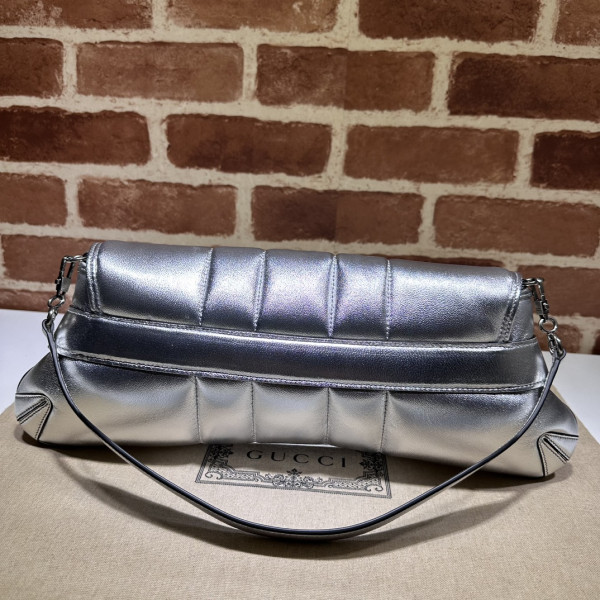 G*u*i horsebit chain big shoulder bag