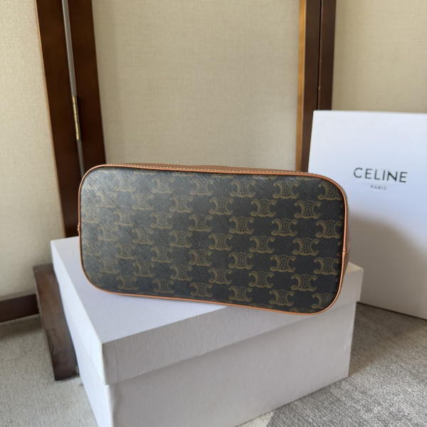 CELIN* SMALL CABAS IN TRIOMPHE CANVAS-26.5*23*12CM